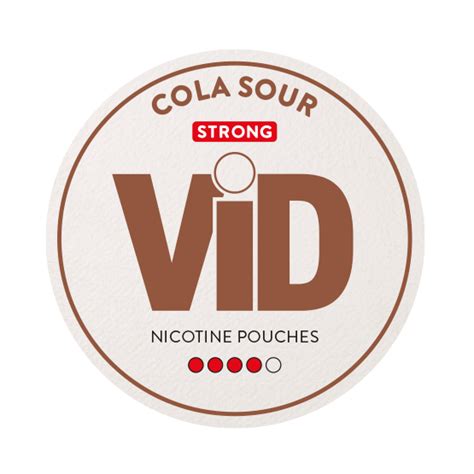 Vid Cola Sour Slim Extra Strong Nicotine Pouches Northerner Uk