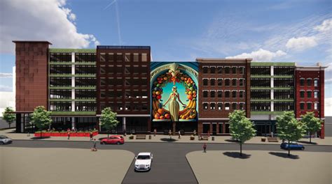 Market Parking garage- Rendering – She Draws on Walls