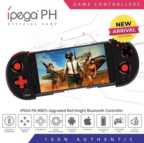 IPega PG 9087S Upgraded PG 9087 Red Knight Bluetooth Controller Lazada PH