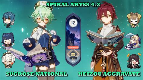 Sucrose National And Heizou Aggravate Spiral Abyss Floor