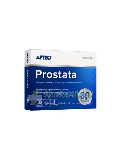 Prostata APTEO PLUS 30 kapsułek cena Aptekamika pl