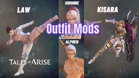 Tales Of Arise Outfit Mods Showcase Feat Level 99 Sword Ranker YouTube