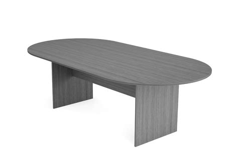 I5 Industries Kai 8 Racetrack Conference Table Samoa Gray Vpoe