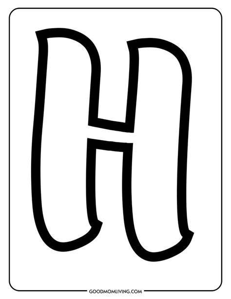 Letter H Coloring Pages Letter H Activities For Preschool In 2024 Alphabet Coloring Pages