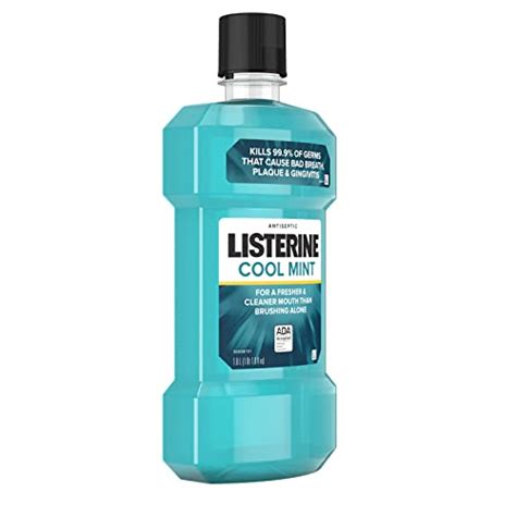 Listerine Cool Mint Enjuague Bucal Antis Ptico Para Matar El