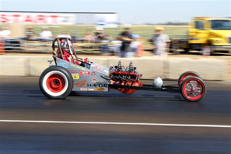 Tire Smoking Wheelstanding Action At The Eagle Field Runway Vintage