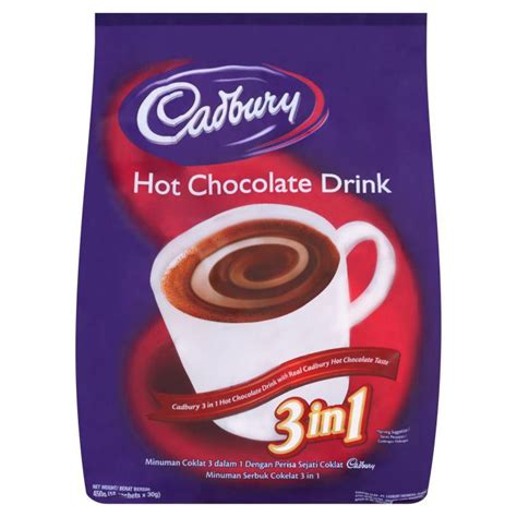 Cadbury Hot Chocolate Drink In G Sachet X G Shopee Malaysia