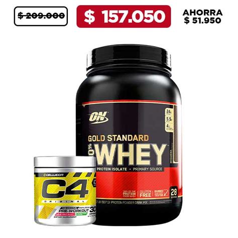 Gold Standard 100 Whey 2 Lb C4 Original 30 Serv Naturnet Colombia