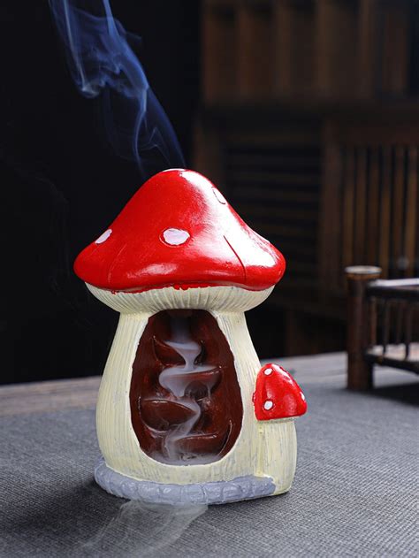 Pc Mushroom Design Incense Burner In Incense Burner Mushroom