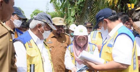 Menteri Basuki Tinjau Penanganan Banjir Aceh Utara