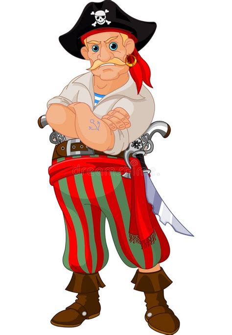 Cartoon Pirate Stock Vector Illustration Of Dagger Clipart 53485025