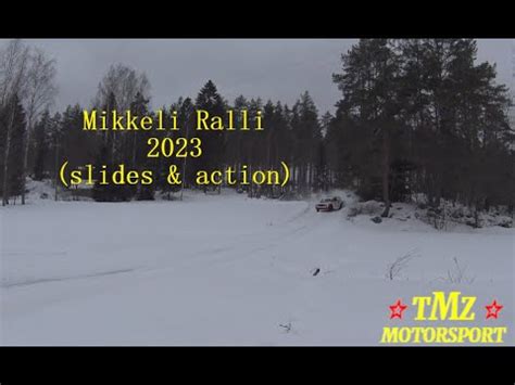 Mikkeli Ralli Slides Action Youtube