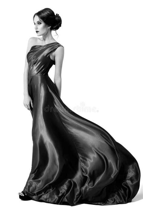 1 Woman Bw Dress Free Stock Photos Stockfreeimages