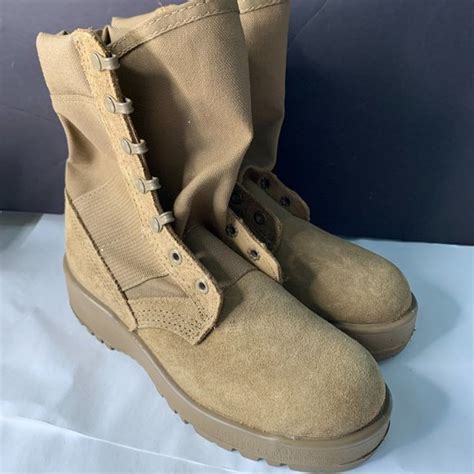 Vibram Shoes Vibram Hot Weather Army Combat Boots Coyote Size 45r