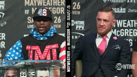 Mayweather vs McGregor World Tour: LA Press Conference – UK Fight Site