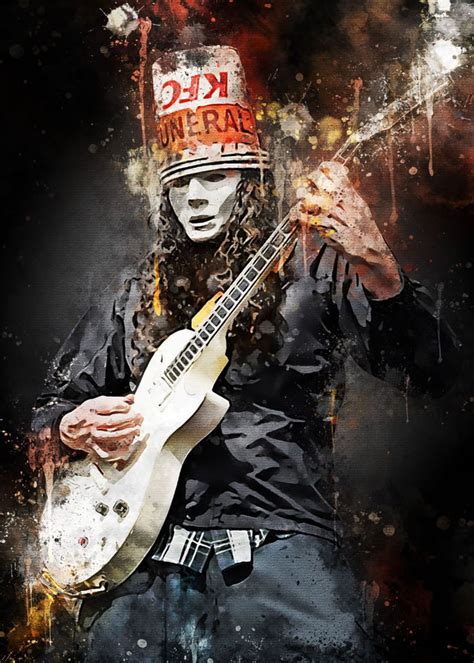 Buckethead. Greatest guitar player of all time. It's fine if you ...