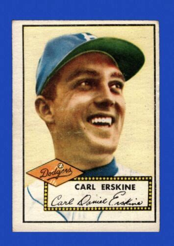 Topps Set Break Carl Erskine Vg Vgex Gmcards Ebay