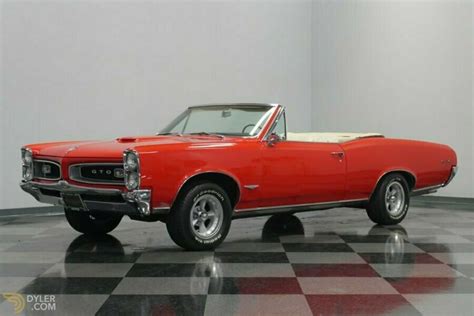 Classic 1966 Pontiac GTO Convertible For Sale. Price 59 995 USD - Dyler