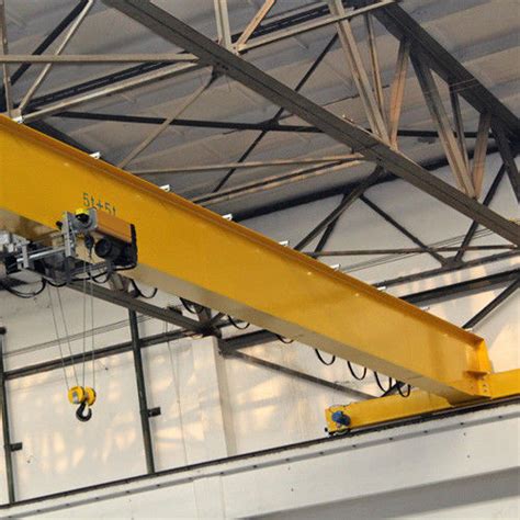 20t Bridge Overhead Crane Single Beam Europe Type Yello Color 30m Max