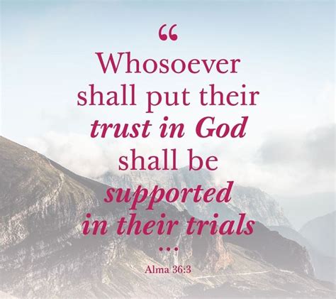 Itstrue Whosoever Shall Put Their Trust In God Shall Be