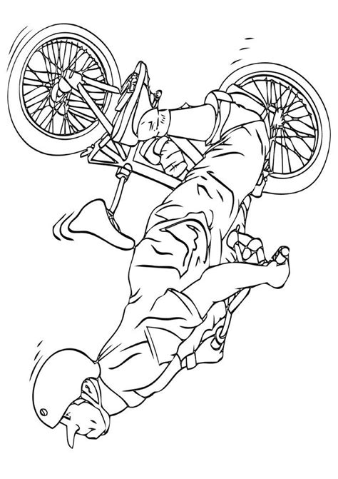 Cool Bmx Coloring Pages Pdf To Print Coloring