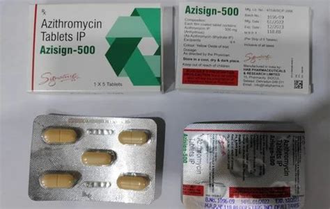 Azisign Azithromycin At Rs Strip Of Tablets Azithromycin