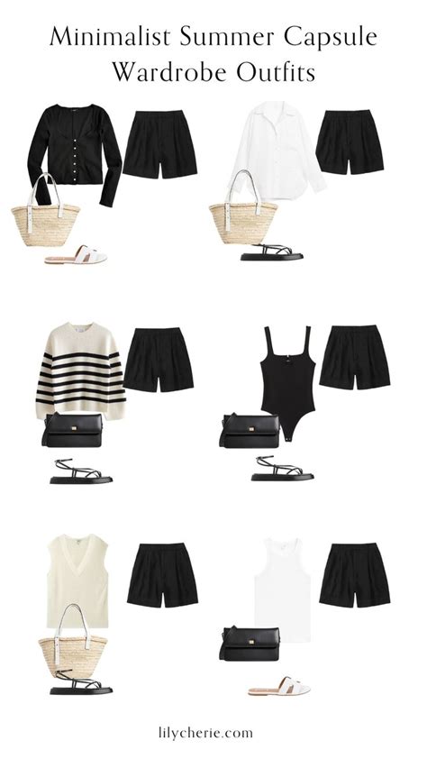 Minimalist Summer Capsule Wardrobe Lily Ch Rie Summer Capsule