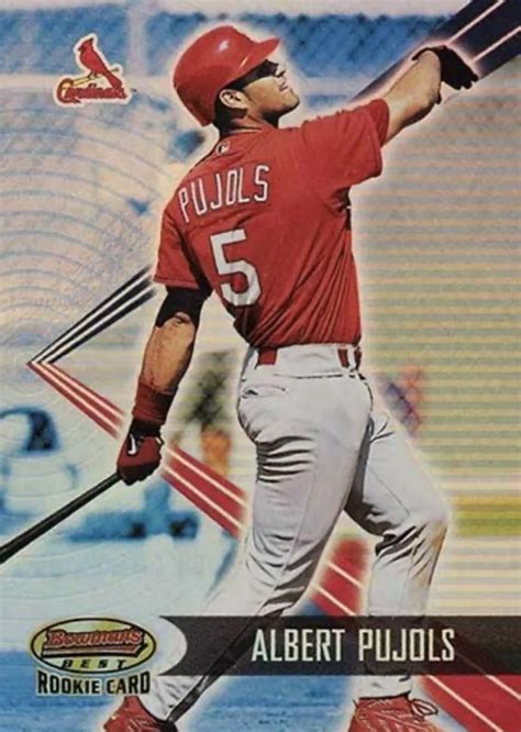 Top Albert Pujols Rookie Cards Topps Ripped