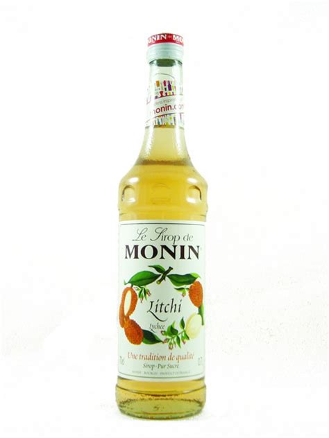 SIROP MONIN LITCHI 70CL Boissons Du Monde