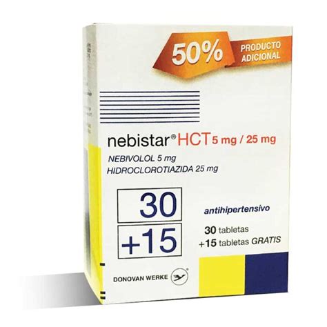 Nebistar Hct Mg Mg Tableta Tableta Distribuidor De Donovan