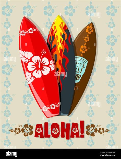 Ilustración vectorial de tablas de surf Imagen Vector de stock Alamy