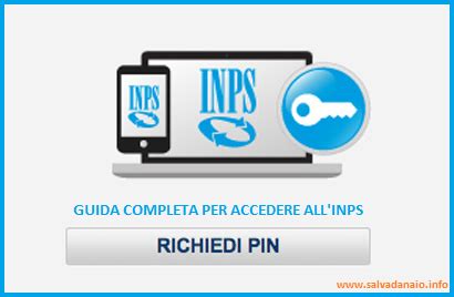 Richiesta Pin Per Accedere Ai Servizi Inps Telematici