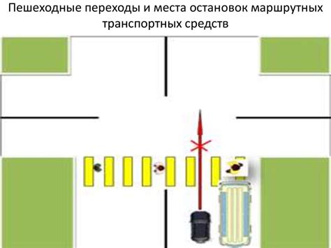 Пешеходные переходы и места для остановок маршрутных транспортных ...