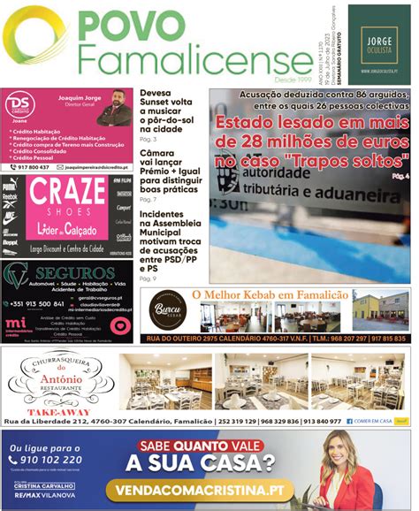 O Povo Famalicense Jornal Gratuito Edições