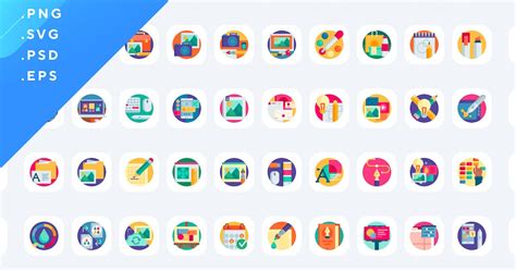 Graphic design icons, Graphics - Envato Elements