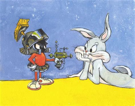 Marvin The Martian And Bugs Bunny