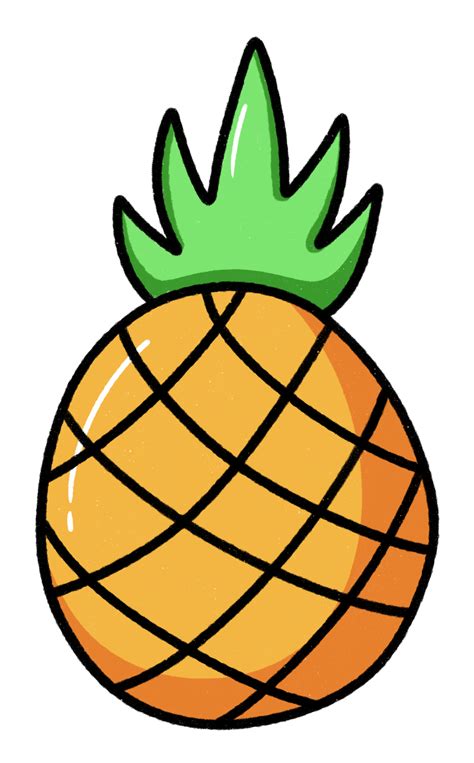 Cartoon Pineapple Icon 18818701 PNG