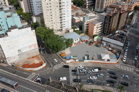 Obras da futura Estação 14 Bis da Linha 6 Laranja avançam