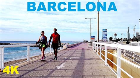 Barcelona Beach Walking Tour Playa Llevant Playa Nova Mar Bella