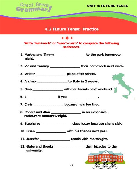 Esl Grammar Future Tense Practice Stickyball Esl Lessons