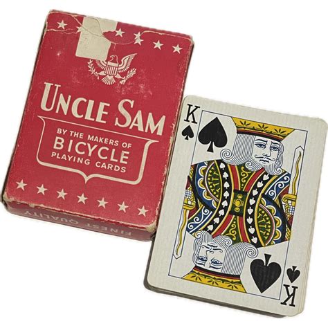 Cards Playing UNCLE SAM 1942