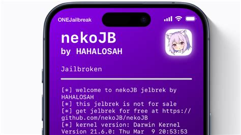 Nekojb The Ios Rootful Jailbreak For Arm Is Out