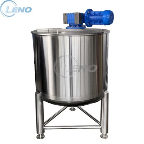 Food Grade Gallon Stainless Steel Vertical Open Top Mix Tank