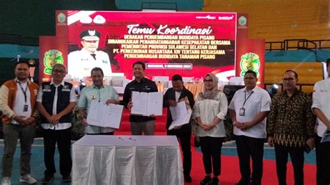 Pemprov Sulsel Dan Ptpn Xiv Teken Mou Kerjasama Pengembangan Budidaya