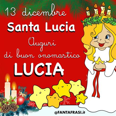 Buon Onomastico Lucia Immagini FANTAFRASI It