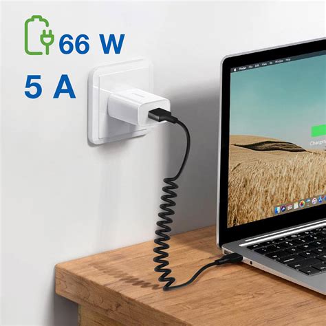 W A Usb Usb C Kabel Bis Zu Cm Ausziehbar Laden Und