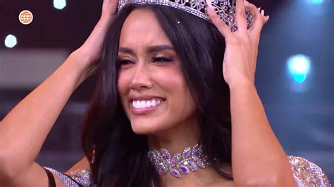 Camila Escribens se coronó como Miss Perú 2023 y rompió en llanto