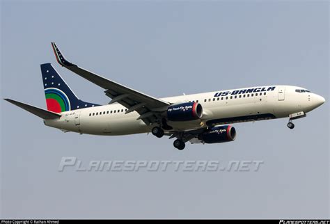 S2 AJB US Bangla Airlines Boeing 737 8Q8 WL Photo By Raihan Ahmed ID