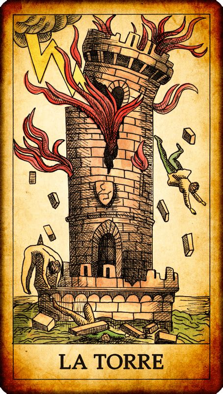 Carta Dei Tarocchi La Torre Tarot Cards Art The Tower Tarot The