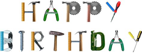 Happy Birthday Tools Free Image On Pixabay